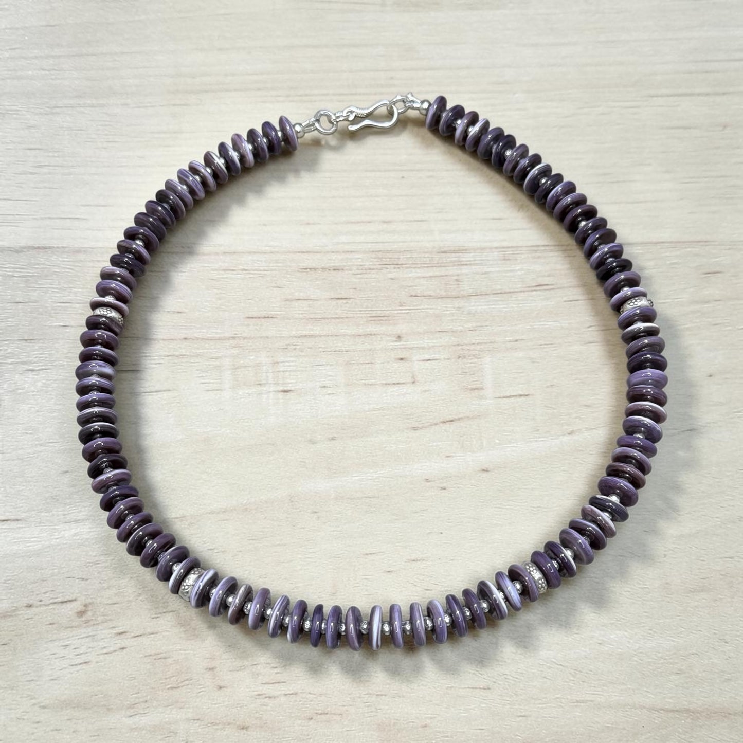 Nauset - Dark Purple Quahog Shell Necklace