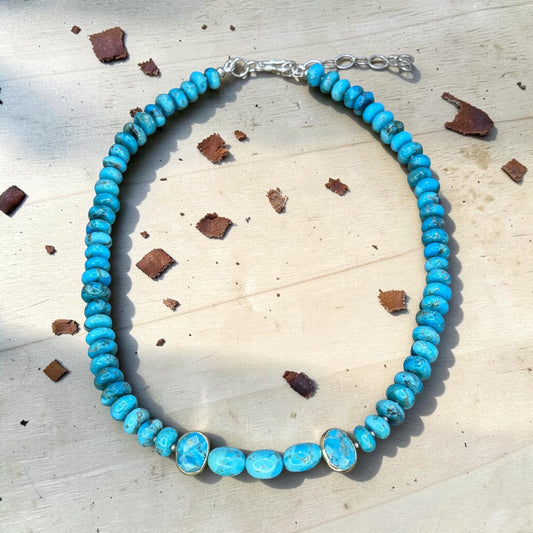 Echo Ridge - Stunning Blue Kingman Turquoise Necklace